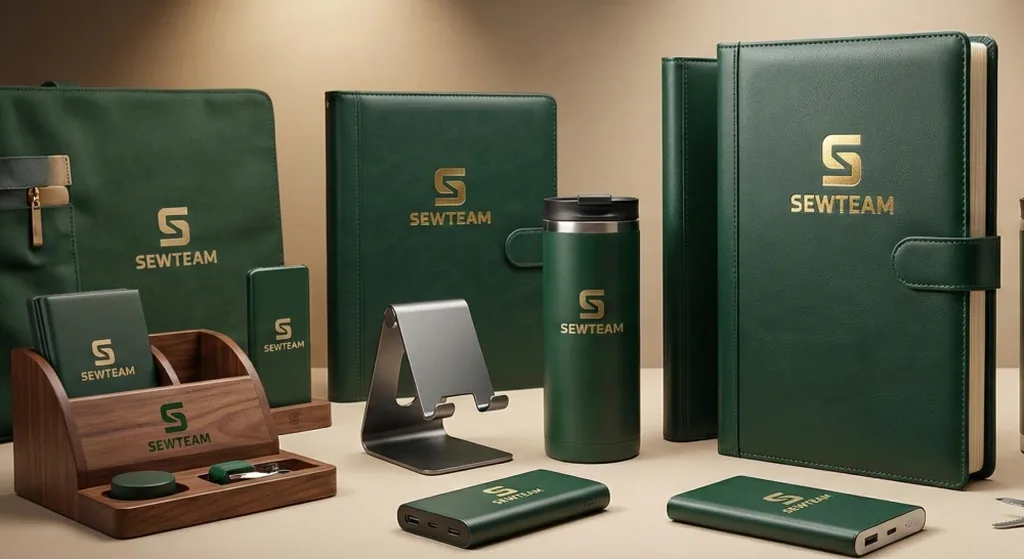 Teczka firmowa z logo i materiały poligraficzne